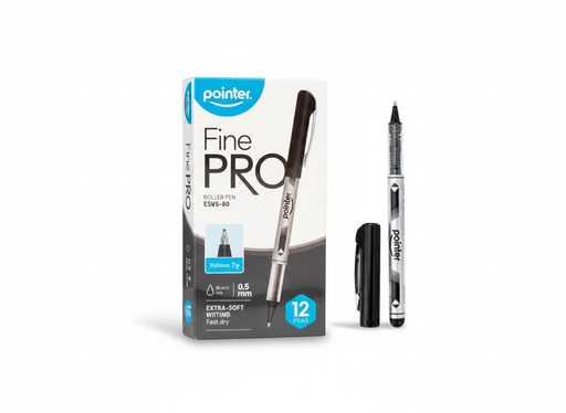 [7453010038670] BOLIGRAFO FINE PRO EXTRA SUAVE E56560 INK 0.5MM NEGRO UND MARCA POINTER