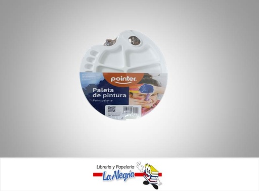 [7453010039141] PALETA PLASTICA PT-0008; 17 COMPARTIMIENTO UND MARCA POINTER