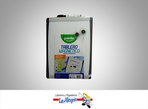 [7453010042301] TABLERO MAGNETICO C/ IMAN 21,59C27,94 CM MARCA POINTER   