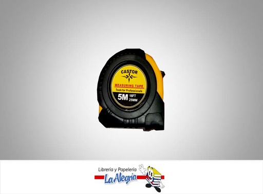 [7453010074647] CINTA METRICA 5M 25MM TAPE MEASURE CASTO MARCA CASTOR   