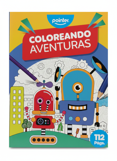 [7453010078775] CUADERNO COLOREANDO AVENTURAS DBF6952W 112 PAGINA MARCA POINTER