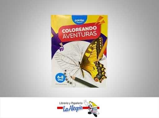 [7453010078775] CUADERNO COLOREANDO AVENTURAS DBF6952W 112 PAGINA MARCA POINTER