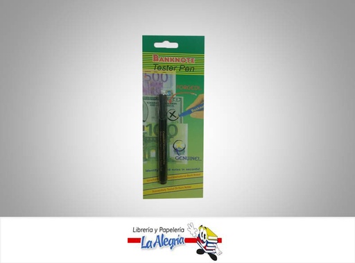 [7453010084202] MARCADOR DETECTOR DE BILLETE FALSO BANKNOTE MARCA BANKNOTE