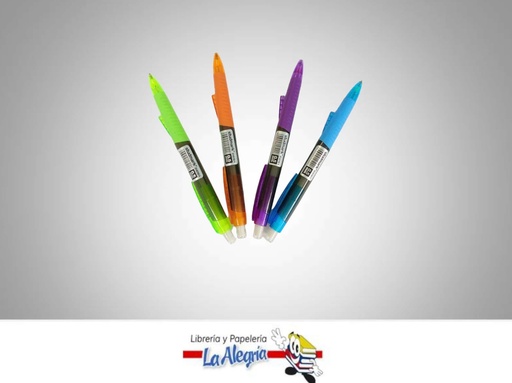 [7453015125290] PORTAMINA PLASTICO DOBLE CLICK 0.5MM COLORES VARIADOS MARCA STUDMARK   