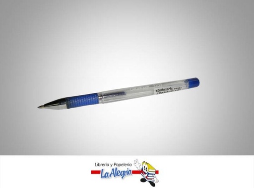 [7453015126259] BOLIGRAFO GEL 0.8MMC/TAPA AZUL UND MARCA STUDMARK   