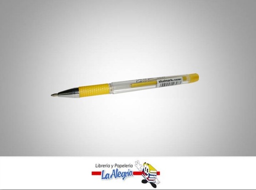 [7453015126273] BOLIGRAFO GEL 0.8MM DORADO P/UND MARCA STUDMARK   