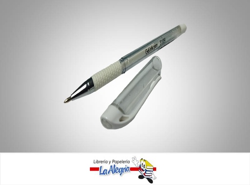 [7453015126310] BOLIGRAFO GEL 0.8MMC/TAPA BLANCO UND MARCA STUDMARK   