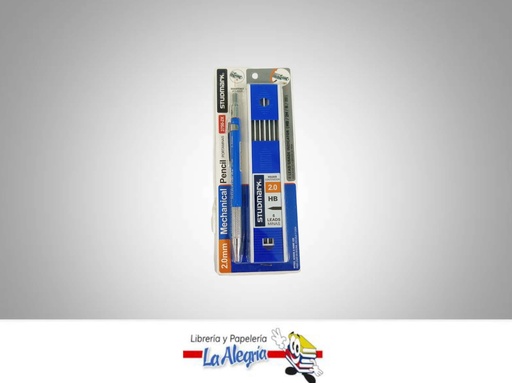 [7453015142075] PORTAMINA METALICO 2.0 MM C/MINAS MARCA STUDMARK   