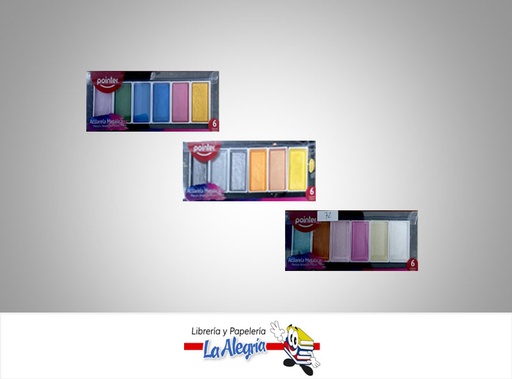 [7453038406314] ACUARELA METALICA 6 COLOR MWC736 MARCA POINTER   