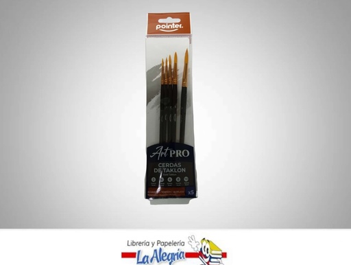 [7453038409063] PINCEL MANGO CORTO BK023 SET 5 PZA.  MARCA POINTER