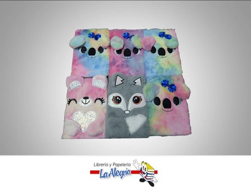 [7453038423281] LIBRETAS DE NOTAS PELUCHE 14X21.5 CM MARCA POINTER   