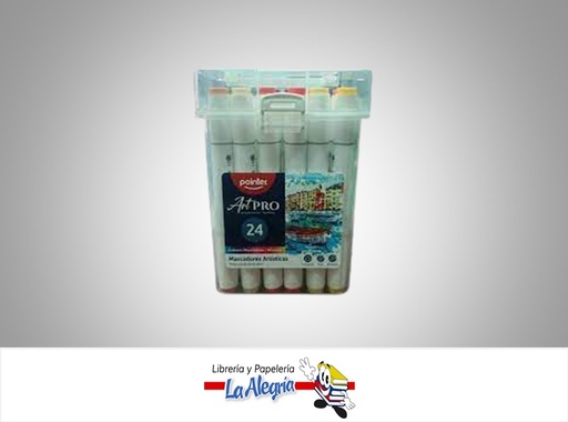 [7453038432504] MARCADOR COLORES MEZCLABLES X 24 UND MARCA POINTER