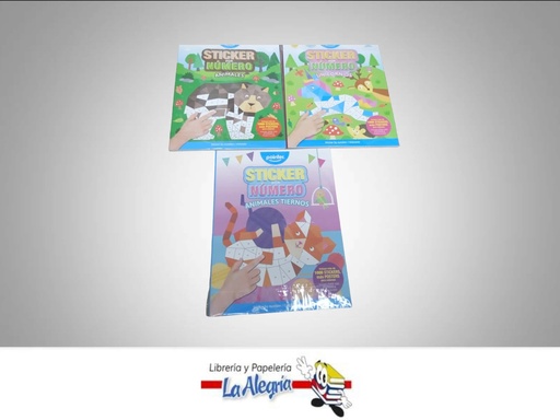 [7453038432559] CUADERNO STICKERS NUMEROS ANIMALES/UNICO       