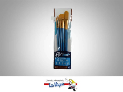 [7453038439442] PINCEL MAGO CORTO SET 5 PZA AB101017 MARCA SYSABE   