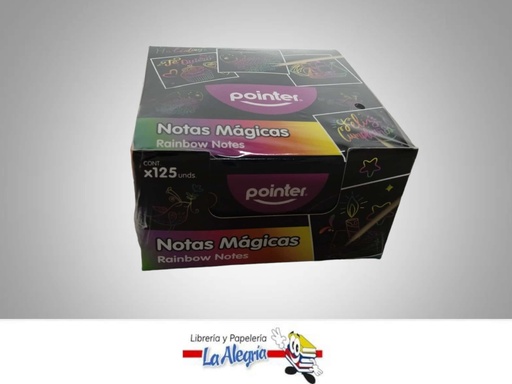 [7453038466721] NOTAS MAGICAS ANC2212 8.89X8.89CM 125 HOJAS MARCA POINTER