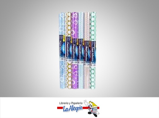 [7453038466837] PAPEL ADHESIVO METALIZADO 45CMX2M ESTAMP MARCA POINTER   
