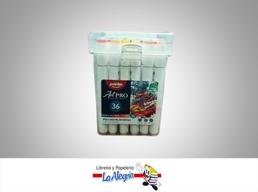 [7453038473316] MARCADOR COLORES MEZCLABLES AHC36  36 COLORES MARCA POINTER