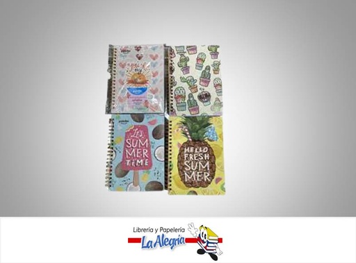 [7453038482172] LIBRETA NOTA ESPIRAL CON AROMA 13X18CM MARCA POINTER   