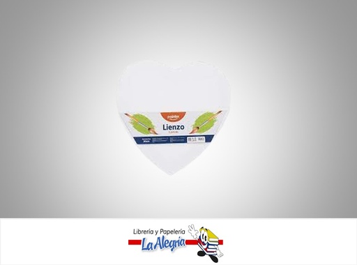[7453038496285] LIENZO EN BLANCO DE CORAZON ARTPRO CA30H 30 CM MARCA POINTER