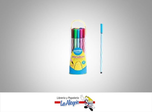 [7453078501116] MARCADOR CON CARTUCHERA PLASTICA WC90012; 12 COLORES MARCA POINTER