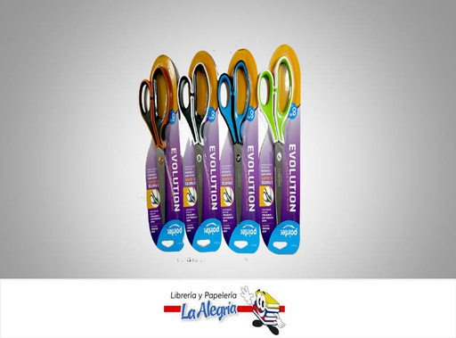 [7453078524337] TIJERA OFICINA MANGO GOMA 8'' SS508 EVOLUTION MARCA POINTER
