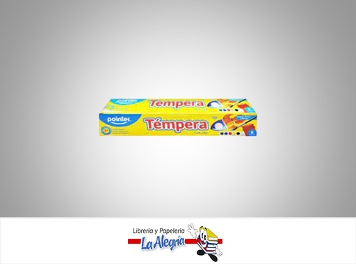 [7453078534114] TEMPERA ESCOLAR BASICA 20 ML 6 COLORES MARCA POINTER