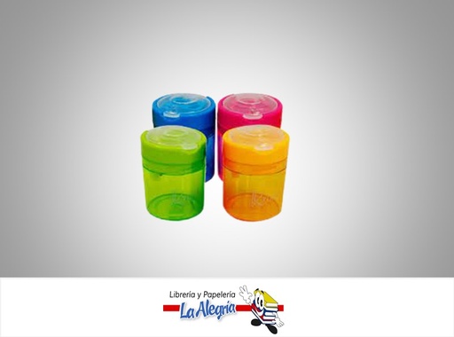 [7453078547657] SACAPUNTA DOBLE CON DEPOSITO SH17504 MULTICOLORES MARCA POINTER