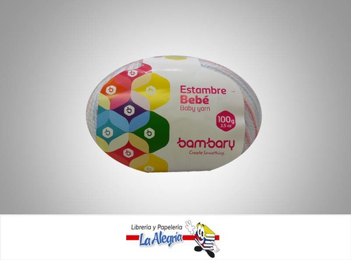 [7453086101278] ESTAMBRE BEB/ 100GR ROSAD CLA MATIZAD UN MARCA BAMBARY   