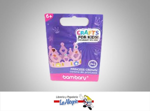 [7453086112649] KIT DE MANUALIDADES CREAR CORONA MARCA BAMBARY   