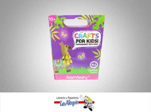 [7453086112793] KIT DE MANUALIDADES CREAR LLAMA MARCA BAMBARY   