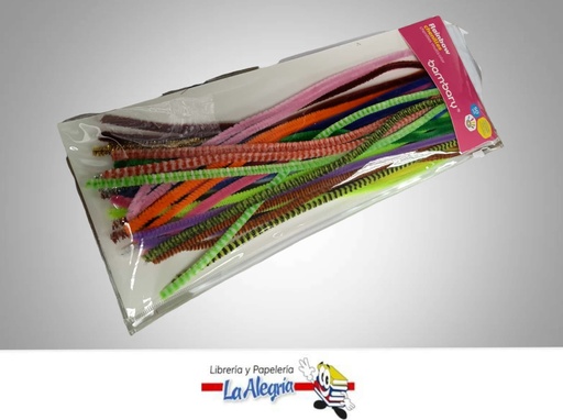 [7453086113981] CHENIL MULTICOLORES 50 UNDADES MARCA BAMBARY