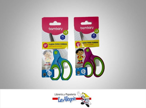[7453086117149] TIJERA ESCOLAR 5" PARA ZURDOS UND MARCA BAMBARY