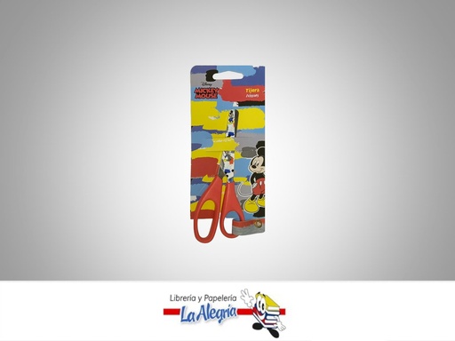 [7453091307535] TIJERA ESCOLAR PUN ROMA 5'' MICKEY MOUSE MARCA DISCAYCA   