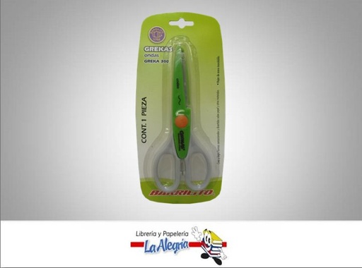 [7501214950431] TIJERA 8'' GREKAS ONDAS 300 UND MARCA BARRILITO   