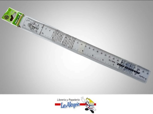 [7501214963165] REGLA 30 CM PLASTICO BARRILITO 1136 MARCA BARRILITO   