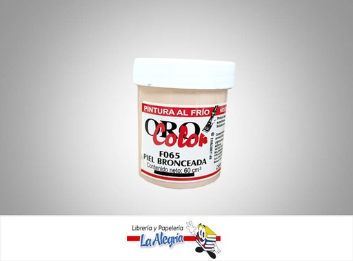 [7590015000964] PINTURA AL FRIO 60CC F065 PIEL BRONCEADA MARCA ORO COLOR   