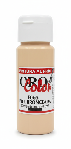 [7590015000964] PINTURA AL FRIO 60CC F065 PIEL BRONCEADA MARCA ORO COLOR   