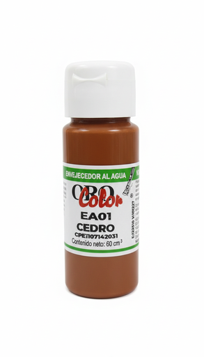 [7590015002678] ENVEJECEDOR AL AGUA EA01 60CC CEDRO MARCA ORO COLOR   