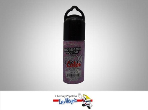 [7590015005983] BORDADO LIQ ESC LE303 32,5CC ROJO MARCA ORO COLOR   