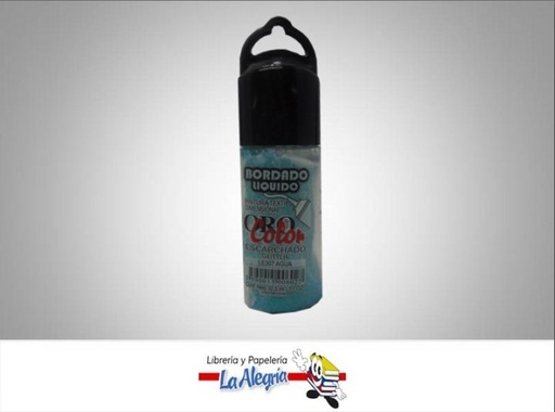 [7590015006027] BORDADO LIQ ESC LE307 32,5CC AGUA MARCA ORO COLOR   