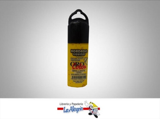 [7590015006102] BORDADO LIQ BRI LB103 32,5CC AMARILLO TO MARCA ORO COLOR   