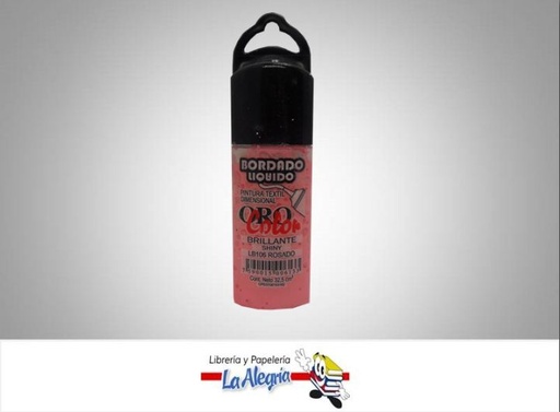[7590015006133] BORDADO LIQ BRI LB106 32,5CC ROSADO MARCA ORO COLOR   