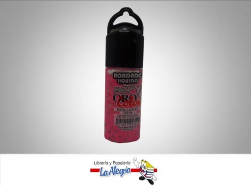 [7590015006140] BORDADO LIQ BRI LB107 32,5CC FUCSIA MARCA ORO COLOR   