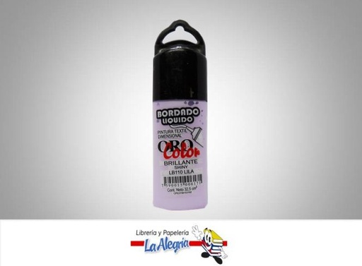 [7590015006171] BORDADO LIQ BRI LB110 32,5CC LILA MARCA ORO COLOR   