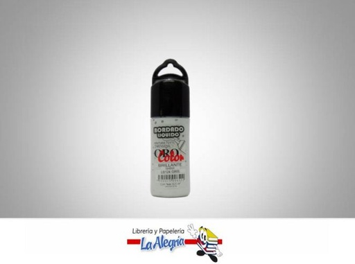 [7590015006522] BORDADO LIQ BRI LB124 32,5CC GRIS MARCA ORO COLOR   