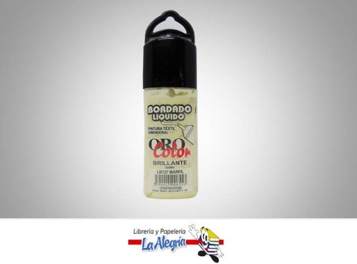 [7590015006553] BORDADO LIQ BRI LB127 32,5CC MARFIL MARCA ORO COLOR   