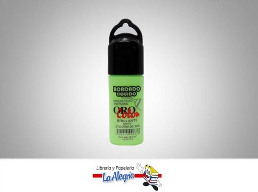 [7590015006638] BORDADO LIQ BRI LB135 32,5CC CREMA LIMON MARCA ORO COLOR   