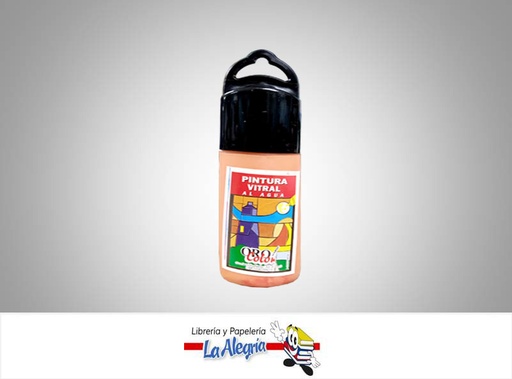 [7590015007680] PINTURA VITRAL VA-02 32.5CC NARANJA MARCA ORO COLOR