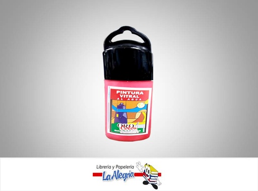 [7590015007697] PINTURA VITRAL VA-03 32.5CC ROJO MARCA ORO COLOR