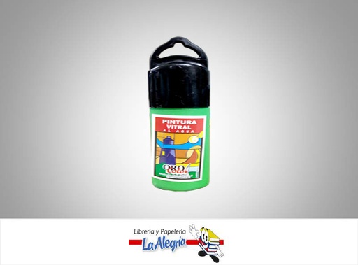 [7590015007758] PINTURA VITRAL VA-09 32.5CC MANZANA MARCA ORO COLOR
